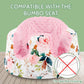 Dilimi Minky Seat Cover Compatible With Bumbo Seat, Removable Ultra Soft Comfortable Warm Seat Slipcover For Baby Girl And Boy,