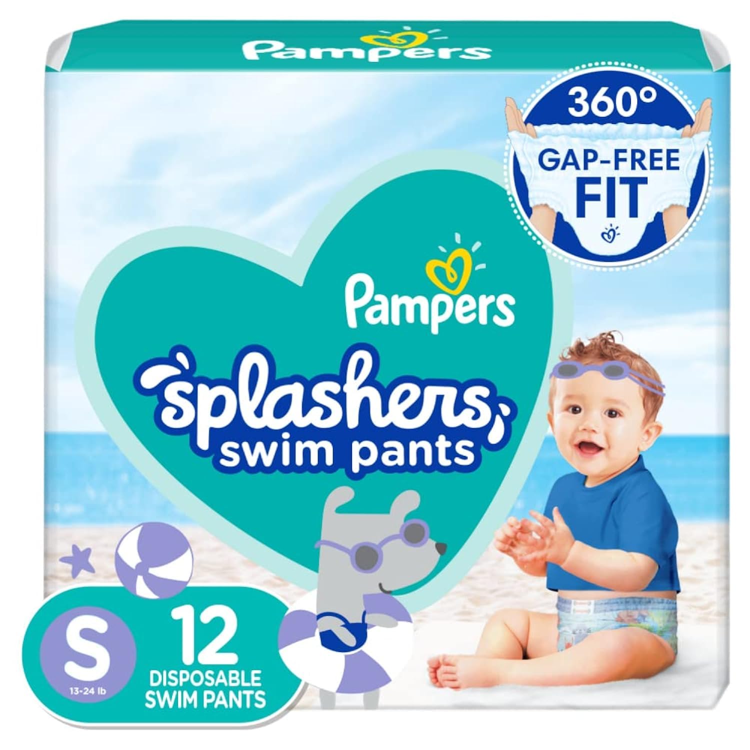 Pampers Splashers Swim Diapers Small 12 Ct