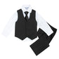 Spring Notion Baby Boys' Classic Fit Formal Black Dress Suit Set 18M (Large)