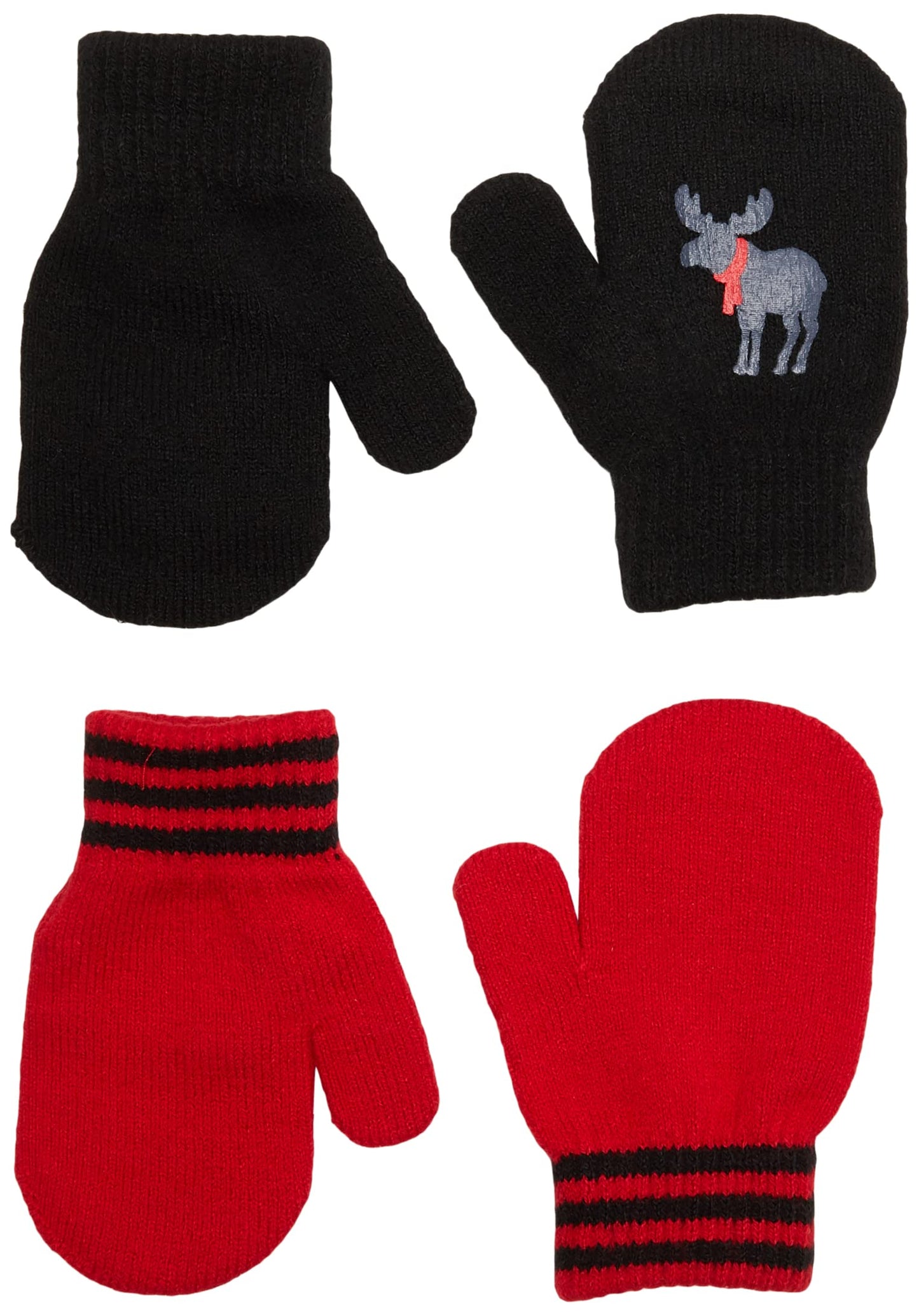 Simple Joys By Carter'S Baby Hat And Mitten Set, Buffalo Check, 12-24 Months
