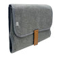 Bub. Baby Changing Mat- Wipeable, Portable Changing Pad, Travel Changing Mat For Baby Or Small Toddler, Sleek Design. (Gray)