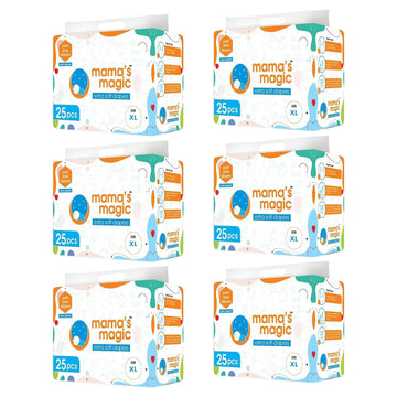 MamaS Magic | Baby Pant Diapers | For Kids & New Born |Extra Soft  All Round Protection | Super Slim Elastic | Anti Bacterial 