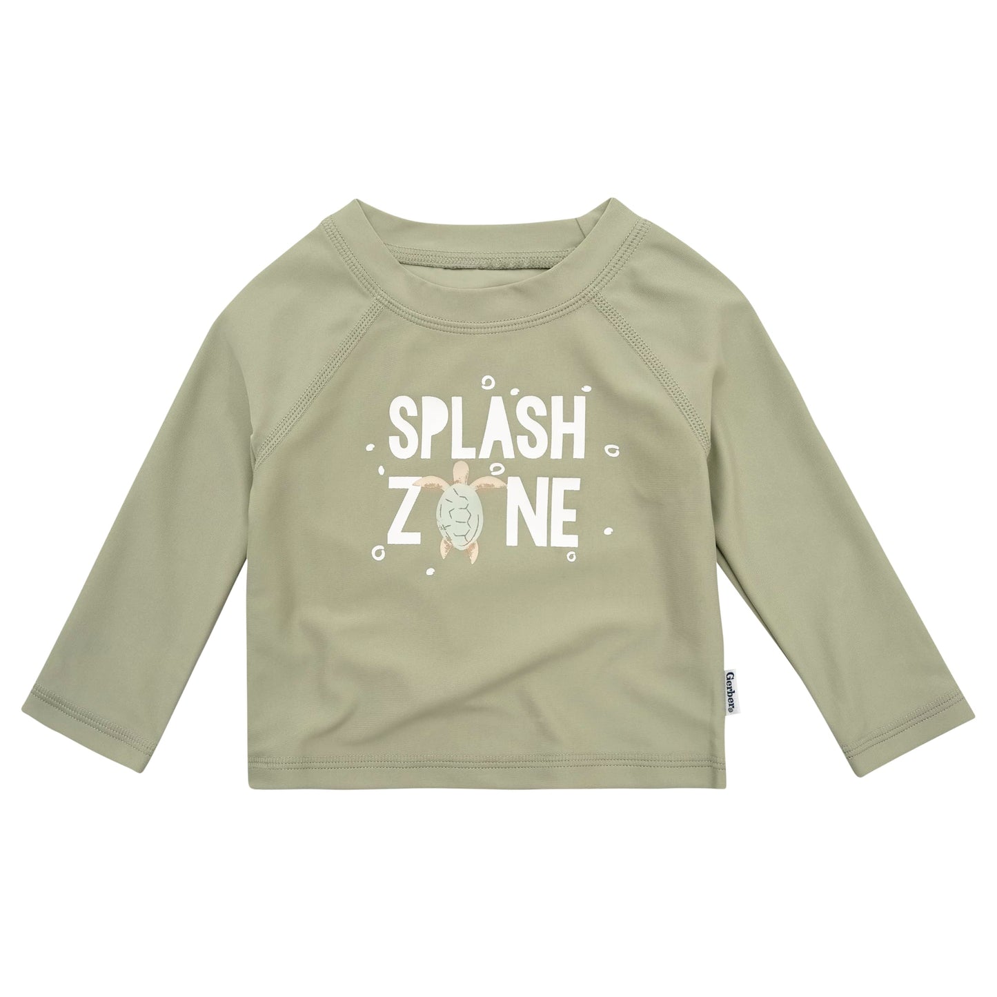 Gerber Baby Boy'S Toddler Long Sleeved Rashguard Swim Bathing Suit Set, Turtles, 5T