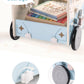 ROBOTIME Wooden Baby Walker, Baby Push Walker, Baby Activity Center Toys, Ajustable Speed Multi-Functional Baby Walker with Whee