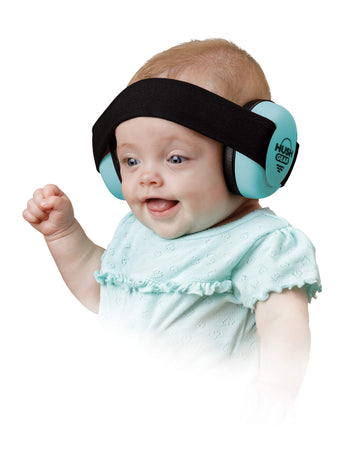 Mommys Helper Hush Gear Noise Cancelling Headphones for Infants Ear Protection, Blue
