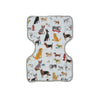 Little Unicorn Ultra-Absorbent Premium Burp Cloth | Soft On Baby'S Skin | Larger Size | Ergonomic Design (Woof)