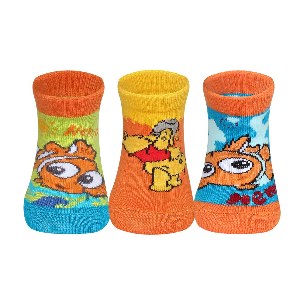 Supersox Regular Disney Socks For Babies, Made With Breathable, Anti Odour & Moisture Absorbent Combed Cotton With A Extra Durab