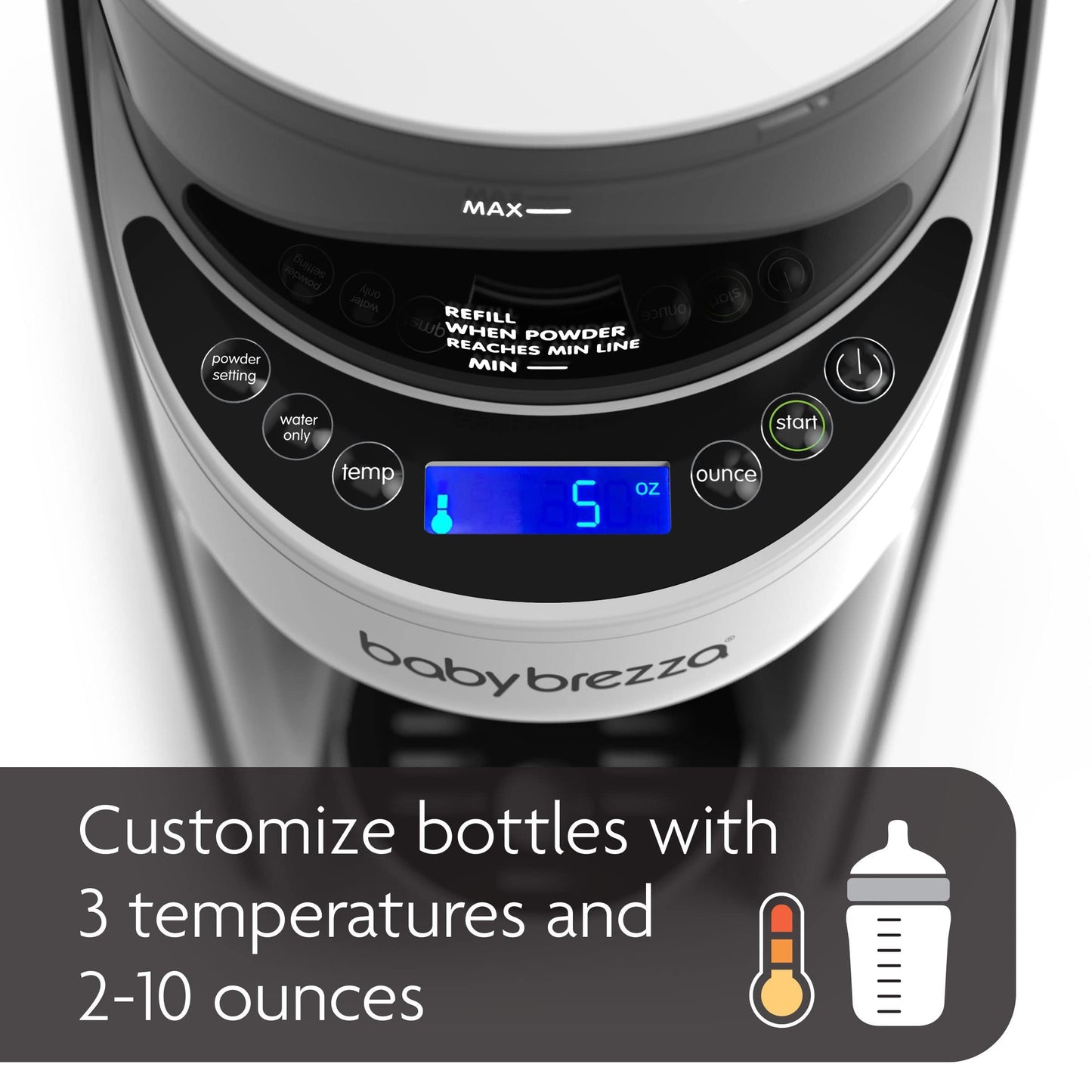 Baby Brezza New And Improved Formula Pro Advanced Formula Dispenser Machine - Automatically Mix A Warm Formula Bottle Instantly