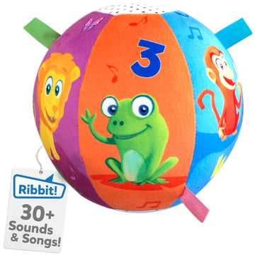 Move2Play, Hilariously Interactive Baby Ball with Music & Sound Effects | 1st Birthday Gift | Toddler Toy for Boys & Girls | Ind
