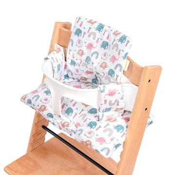 Dadouman Waterproof & Extra Padded Soft Dining Chair Seat Cushion, Wipe Clean Cushion For Stokke Tripp Trapp High Chair, 18 ' L