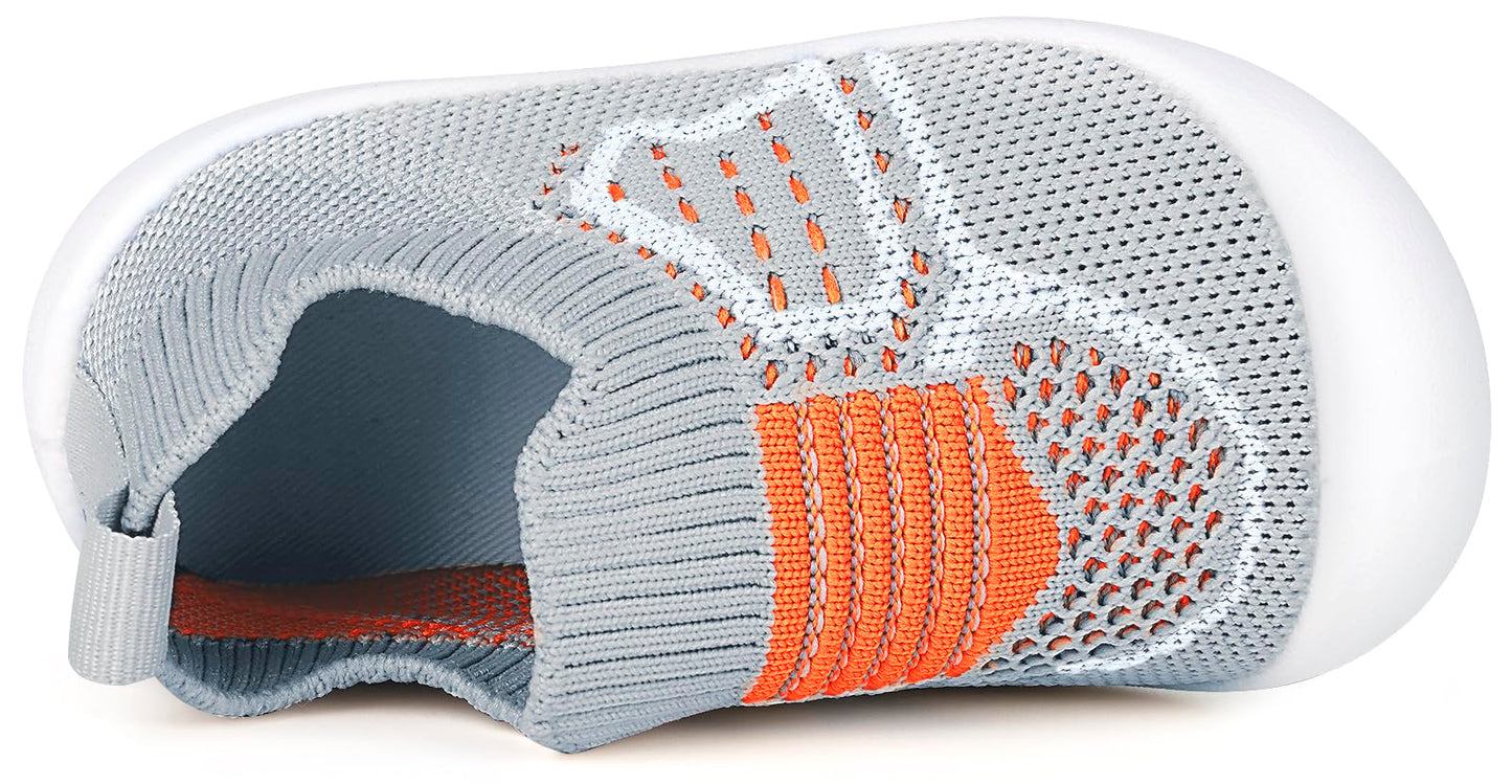 Sisttke Baby Sock Shoes Toddler Slipper Socks Non-Slip First Walking Breathable Mesh Infants Shoes Baby Sneaker For Boys Girls,G
