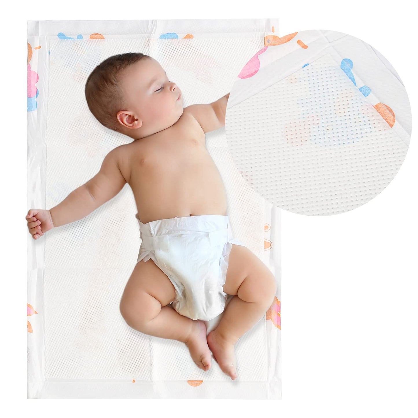 Baby Disposable Underpads Breathable Incontinence Diaper Changing Pads, 20 Count/Pack (23''X36'' - 2Pack(40 Count))