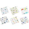 ASJAR Ramita Baby Muslin Cotton Hanky | Lightweight Washcloth for Newborn & Infant Care | Pack of 6 | Multicolor