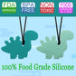 Chew Necklaces for Sensory Kids and Adults, 2 Pack Dinosaur Silicone Chewy Toys for Boys with Autism, ADHD, SPD, Reduce Chewing