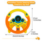 RedCrab Steering Wheel Car Driving Simulated Toy with Light and Music for Kids, Pretend Driving Seat Toys,Baby Electric Early Le