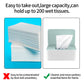 Xhjzgctech 2Pcs Diaper Wipes Dispenser, Refillable Wipe Container, Wipe Container With Sealing Design Lid, Keep Wipes Fresh,Wet