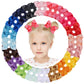 Choicbaby 40 Pieces Hair Bows For Girls 4 Inch Grosgrain Ribbon Toddler Hair Accessories With Fully Lined Clips For Toddlers Bab