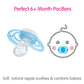 Mam Perfect Night Baby Pacifier, Patented Nipple, Glows In The Dark, 2 Pack, 6-16 Months, Boy (Design May Vary)