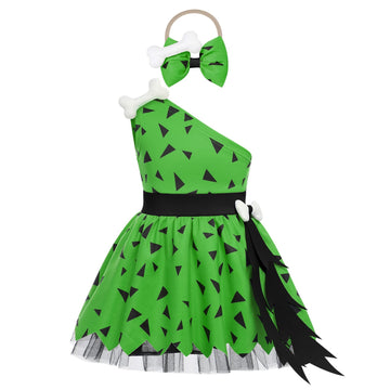 Obeeii Kids Caveman Costume Toddler Baby Girl Boy Bamm-Bamm Costume The Fred Caveman Costume For Halloween Cosplay Birthday Part