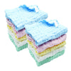 Baby Muslin Washcloths, Newborn Baby Face Towel,Natural Muslin Baby Wipes, Soft Baby Towels And Washcloth, 10 Pack 12X12 Inches 