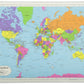 Painless Learning Educational Placemats For Kids Usa And World Maps, Solar System, The Human Body Laminated Washable Reversible