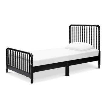 Davinci Jenny Lind Twin-Bed with Wood Spindle Posts in Ebony-Mattress Support Slats Included