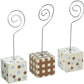 New Arrivals Small Photo Blocks, Set of 3, Blue/Chocolate
