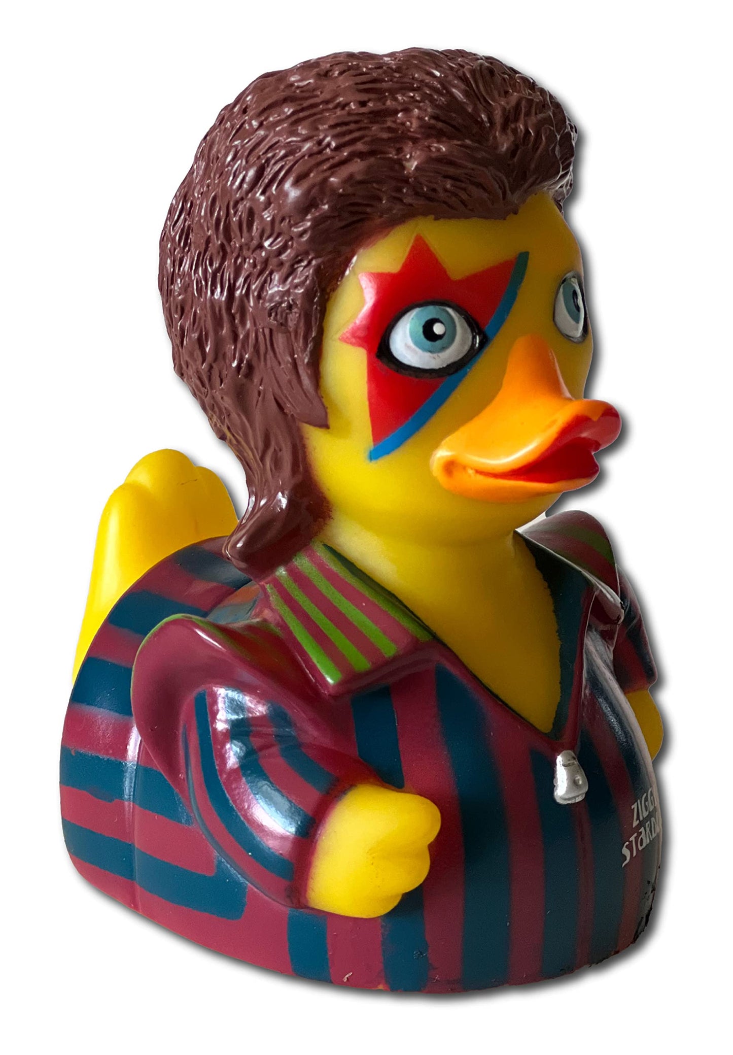 CelebriDucks - Ziggy Starduck - Floating Rubber Ducks - Collectible Bath Toy Gift for Kids & Adults of All Ages