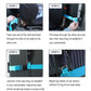Mobearer Car Seat Travel Belt Adjustable Car Seat Travel Strap To Convert Kid Car Seat And Carry-On Luggage Into An Airport Car