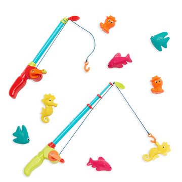 B. toys- Little Fishers Kit- WaterPlay- Magnetic Fishing Play set for Kids- Fishing Game - 2 Fishing Rods & 8 Sea Animals - Wat