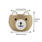 Pandaear Cotton Rope Baby Basket, Baby Gift Basket Nursery Laundry Organizer With Cute Bear Design For Storage Infant Newborn Es
