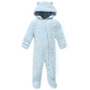Hudson Baby Unisex Baby Fleece Sleep And Play, Lt Blue, 9-12 Months