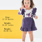 0-6 Months Baby Girl Clothes Toddler Girl Onesies Purple Suspender Skirt Set Long Sleeve Ruffle Romper Infant Jumpsuit Bodysuit