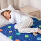 Lynmark Potty Training Waterproof Bed Pad-For Night Time Bed Protector Excellent for Toilet Training & Bedwetting,Reusable Toddl