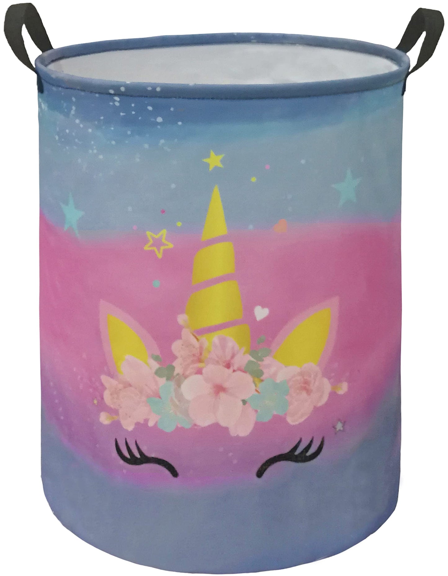 Maizmz Toys Box Storage Basket Gift Chest Large Laundry Hamper Kids Gift Canvas Fabric Collapsible Waterproof For Home Decor Bed