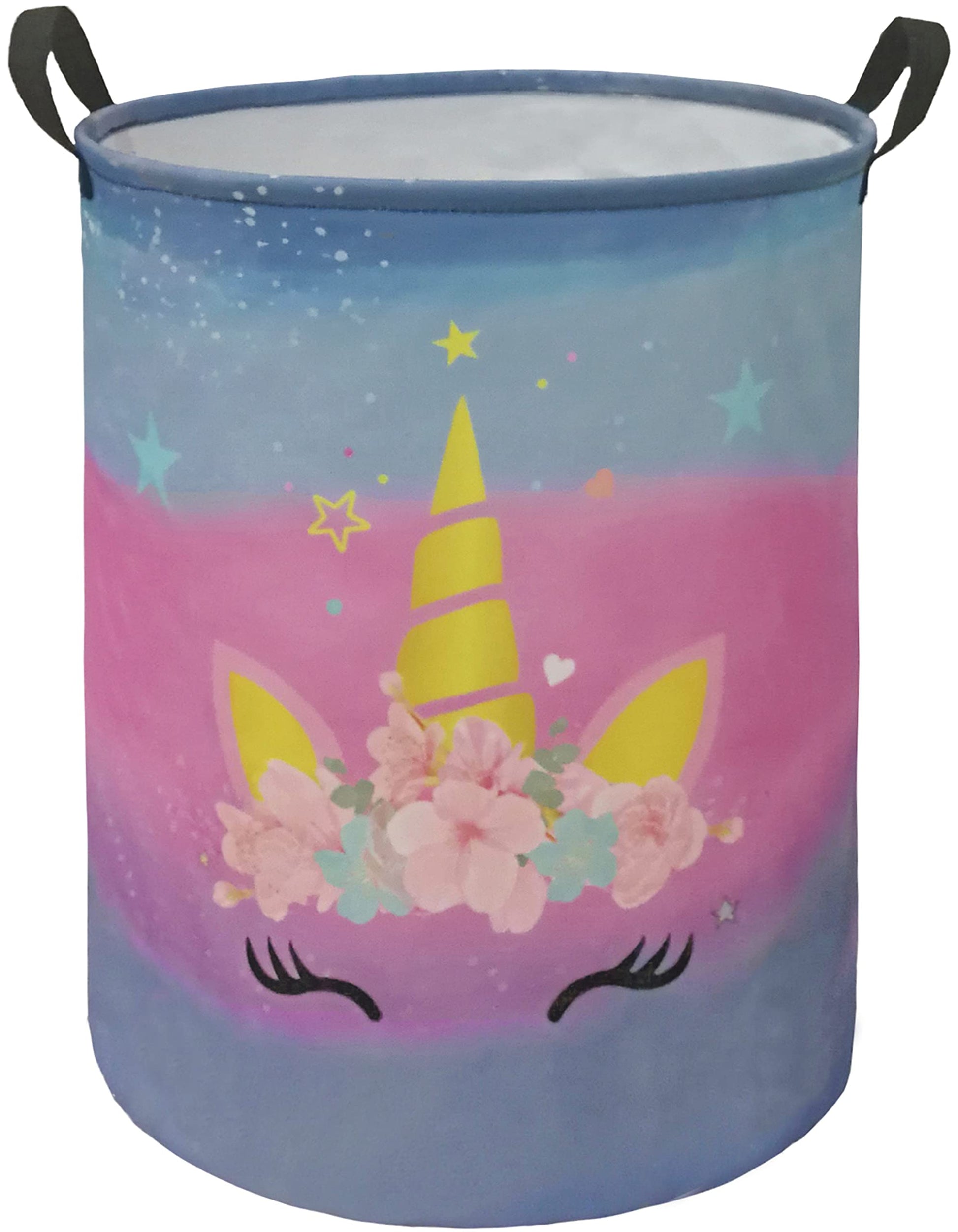 Maizmz Toys Box Storage Basket Gift Chest Large Laundry Hamper Kids Gift Canvas Fabric Collapsible Waterproof For Home Decor Bed