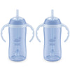 NUK Learner Straw Cup 10oz - Toddler Cup with Soft Straw for Easy Drinking Suitable for Ages 8 Months and Up