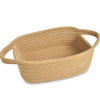Abenkle Small Storage Basket, Mini Cotton Baby Basket, Cute Tiny Cotton Rope Woven Basket, Shelf Basket, Boho Decorative Toy Dog