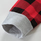 Toddler Boy Monster Truck Valentine'S Day Kids Raglan Long Sleeve Shirt Buffalo Red Plaid Tops 7T