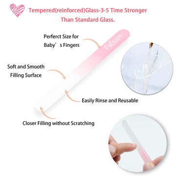 Pafason Baby Safety Nail Clipper With Nail Catcher And Baby Glass Nail File, Czech Float Glass, Stainless Steel, Ideal Shower Gi