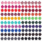 Insowni 120 Pack Flower Mini Hair Claw Clips Small Bang Barrettes For Baby Girls Toddlers Teens Kids