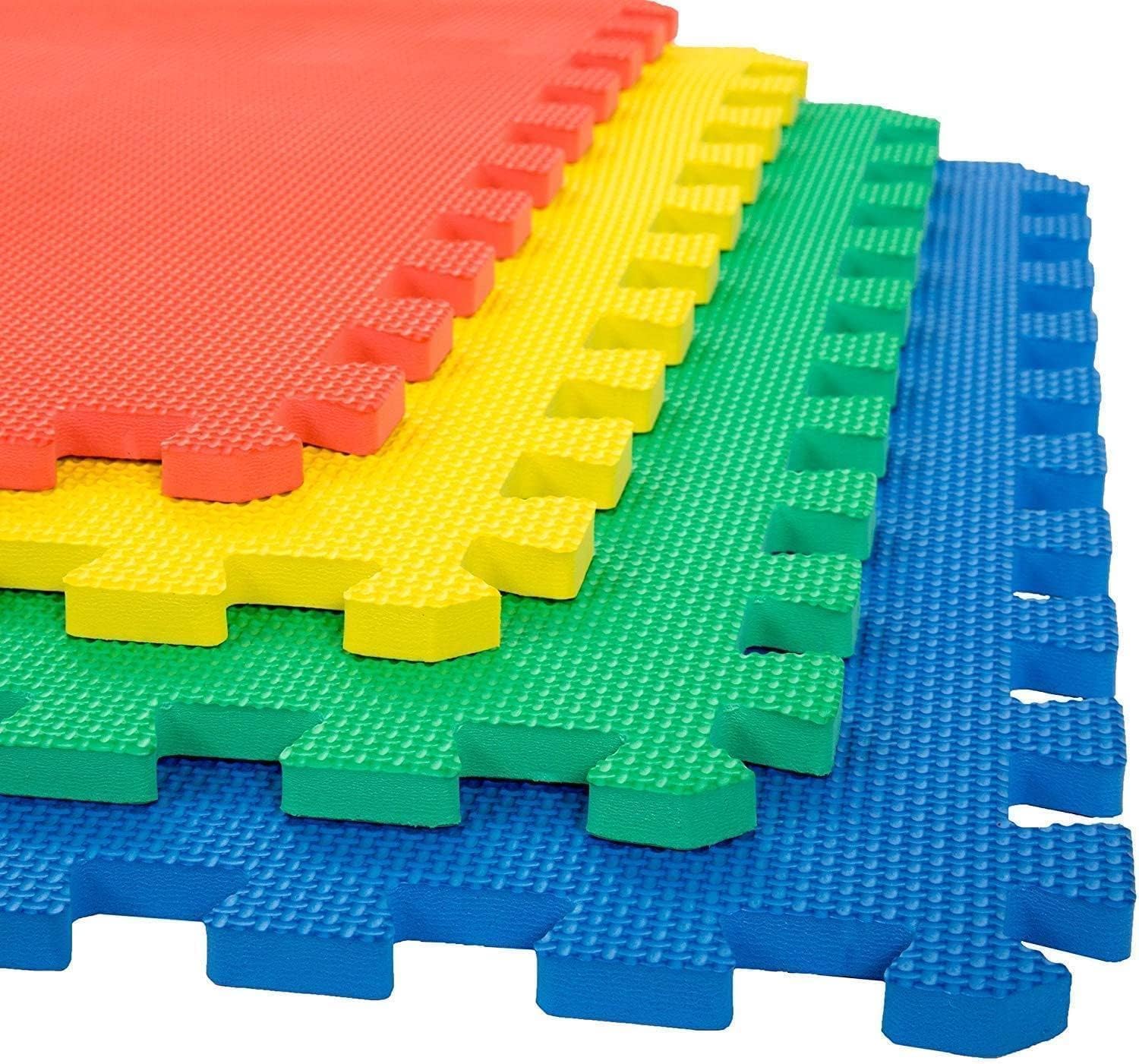 Easy Home Puzzle Eva Foam Mat For Kids, Interlocking Mat Tiles For Gymnastics, Exercise, Playing And Home Protective Flooring  
