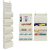 HASONA Wall Pocket, 6 Tiers, Over the Door, Wall Hanging, Storage Pocket, Dividable, Swing Proof, Heavy Duty, Large Capacity, No
