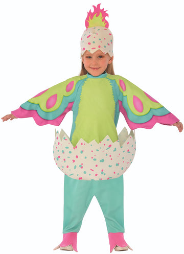 Morris Ru640401Xs Pengualas Hatchimal Costume  Pink & Teal - 3T-4T
