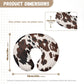 Goronwyfloyd Brown Cow Print Breastfeeding Pillow Slipcover For Baby Nursing Pillow Cover Cuddle Pillow Slipcover Detachable Nur