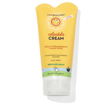 California Baby Calendula Cream  Lavender Scent  Soothing Baby Cream  Allergy Friendly  Plant-Based  Soothes And Moisturizes Irr