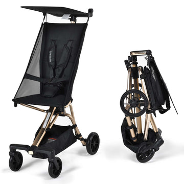 Ks Baby Breeze Lightweight Travel Stroller - Ultra-Compact, Portable, Airplane-Friendly with One-Hand Foldable Baby Stroller fo