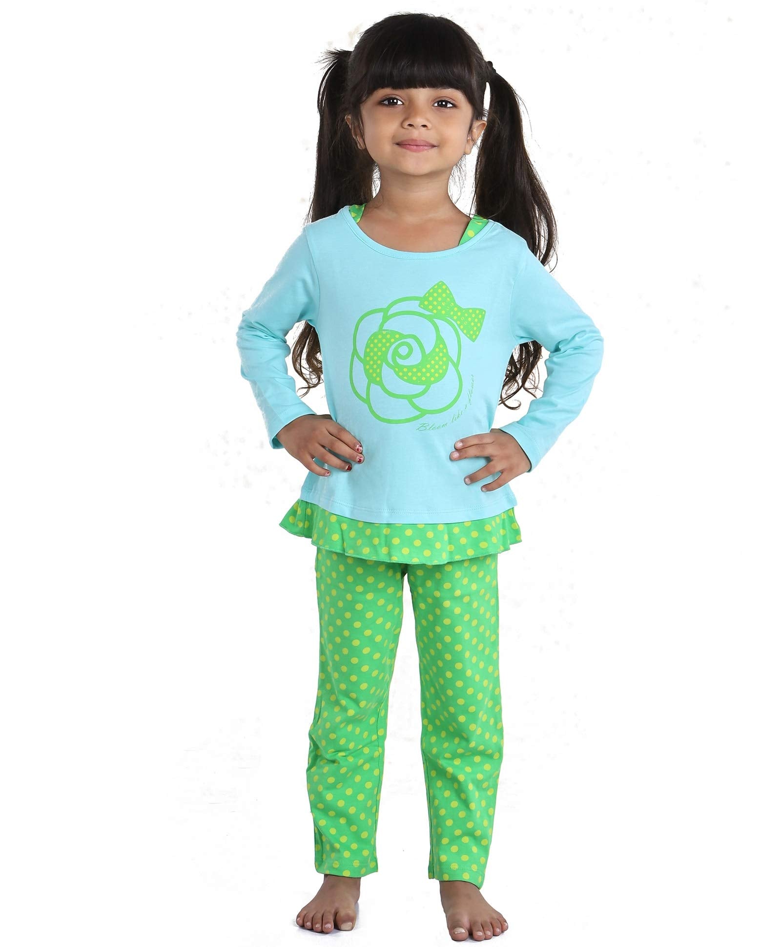 Ventra Girls Bloom Blue Nightwear
