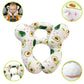 Deezomo Baby Travel Pillow,Soft And Skin Friendly Kids Cushion For Car Seat - Newborn Pillow For Pushchair,Car Seat,Travel (Whit