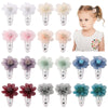 Yhxx Ylen Chiffon Flower Hair Clips Snap Hair Clips Non Slip Wrapped Handmade Floralbaby Hair Clips Hair Accessories For Girls N